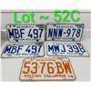 Image 1 : 1976, 77 & 78 BC LICENSE PLATE