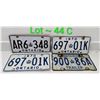 Image 1 : 1970 ONTARIO LICENSE PLATES