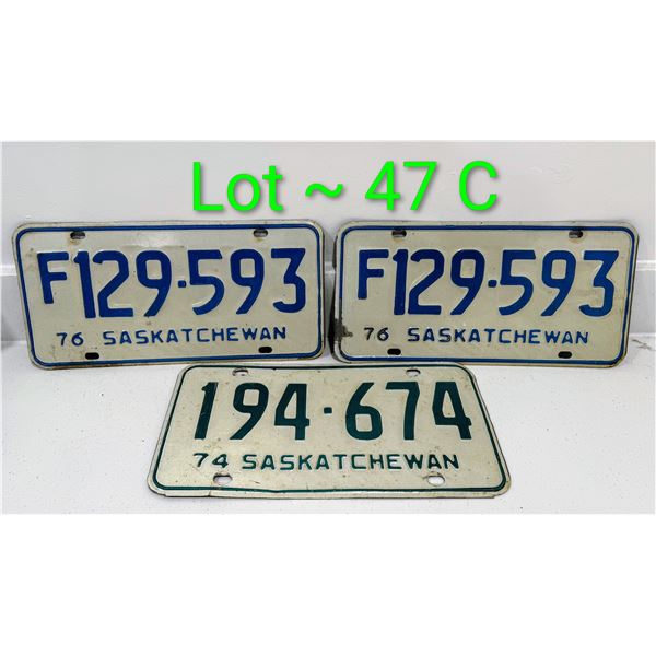 1976 & 1974 SASKATCHEWAN