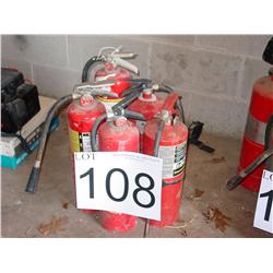 FIRE EXTINGUISHERS (5X), 