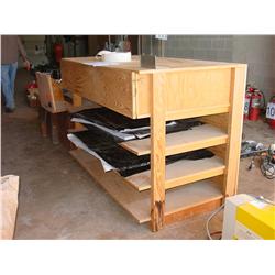 BLUEPRINT MACHINE W/STAND & PAPER, 