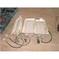 RADIANT HEATERS (3X), 