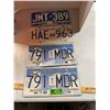 Image 1 : British Columbia license plates