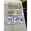 Image 1 : Ontario, New Brunswick, Washington license plate