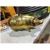 Image 1 : Brass Pig coin bank