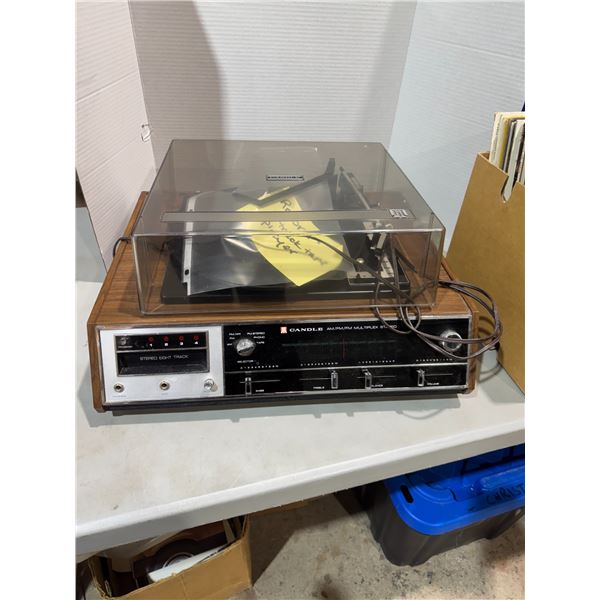Candle AM/FM Multiplex stereo with eight track player