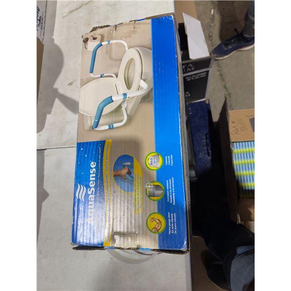 Toilet safety rails