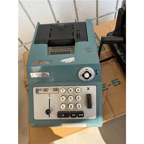 Antique adding machine