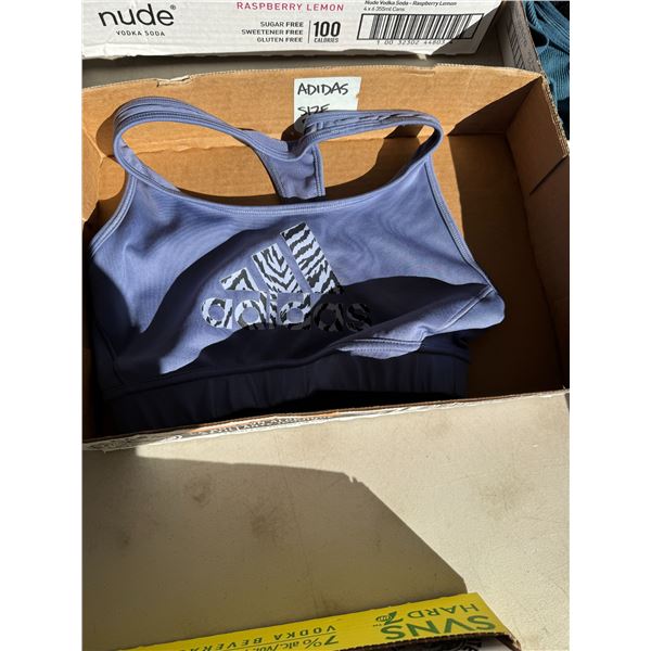 Adidas size small bras