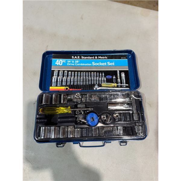 Drive combination socket set