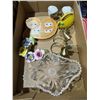 Image 1 : Crib board and collectible salt and pepper, shakers, etc.