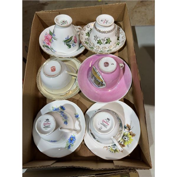 Tea, cups, and saucers