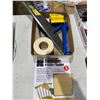 Image 1 : Assorted sandpaper and tools