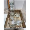 Image 1 : Ship motive, decanter, and glasses one glass has a chip