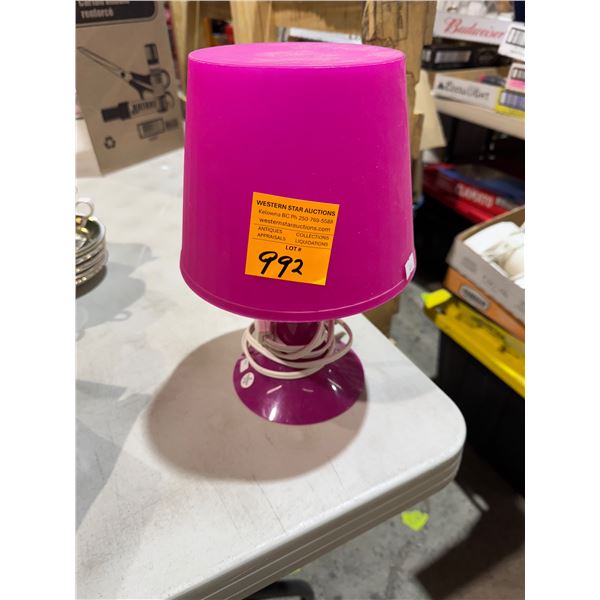 Pink lamp