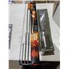 Image 1 : Barbecue items, campfire, bamboo, roasting, sticks, and other