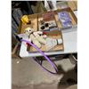 Image 1 : Lamb, chop, hula, hoop, wallet, carved box and other miscellaneous items