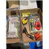 Image 2 : Miscellaneous lot shock, lines, torch tips, license plate, cover, deer, warning, item, bottles, etc.