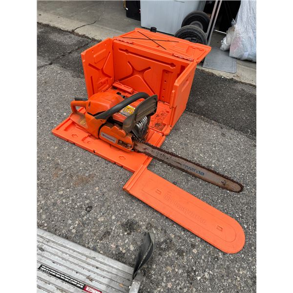 Husqvarna chainsaw with case