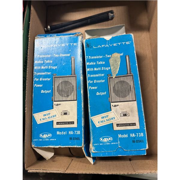 Lafayette seven transistor to channel walkie-talkies