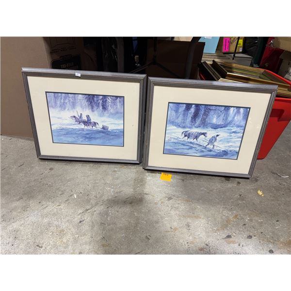 Numbered framed art
