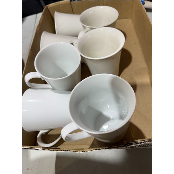 White coffee cups