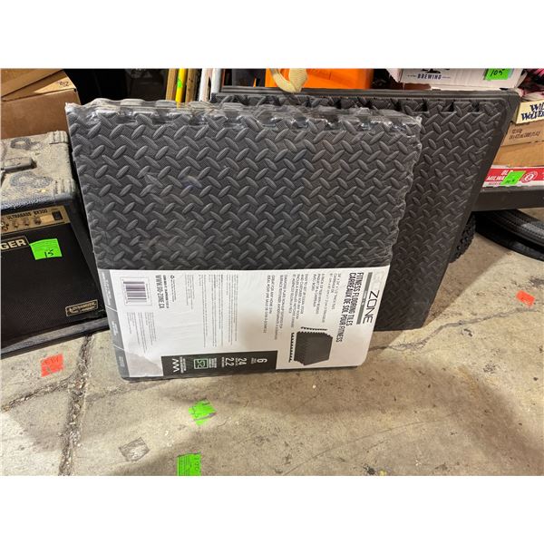 Fitness Flooring tiles one new pack +4