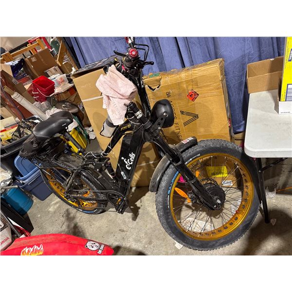 E-Cells Electric bike awd Has keys, extra batteries and charger  tires need air