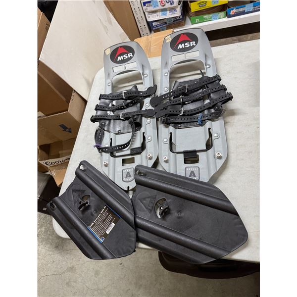 Snow shoes with attachments