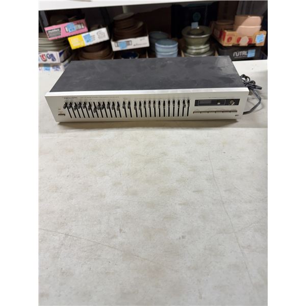 Realistic 12 band stereo frequency equalizer