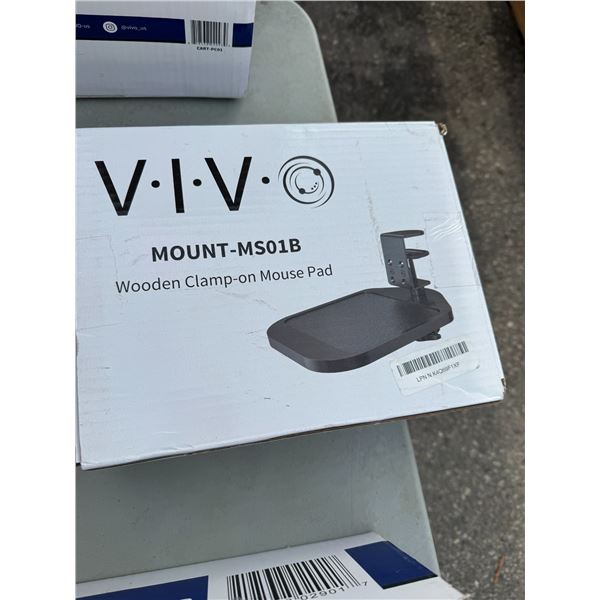 VIVO mount MS01B wooden clamp on mouse pad