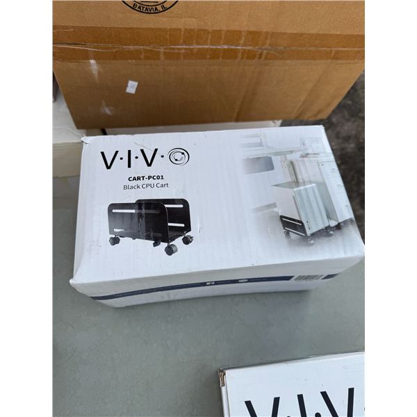 VIVO cart – PC01 black CPU car