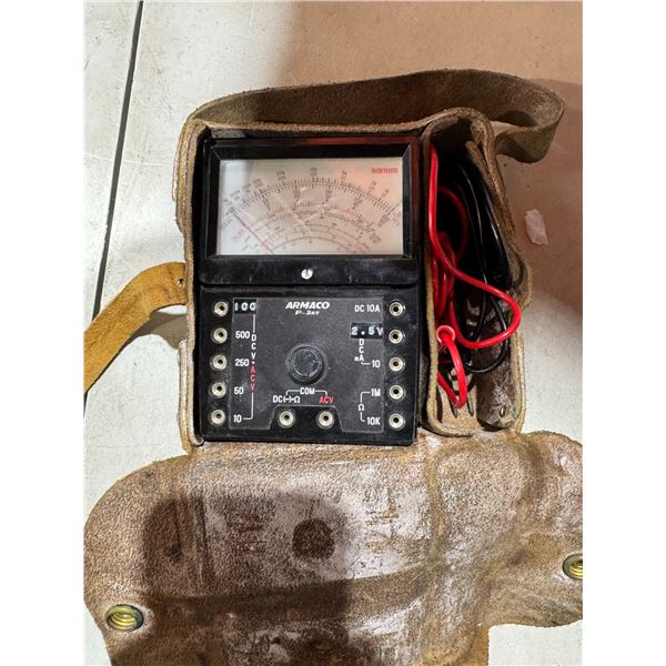 SANWA  ARMACOP – three RT meter