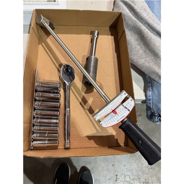 Torque wrench and other sockets, etc.