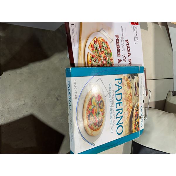 Pizza, baking stones