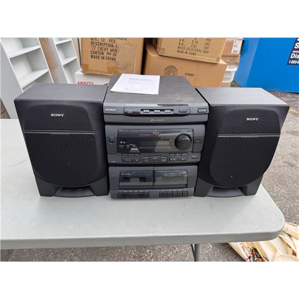 Sony compact stereo