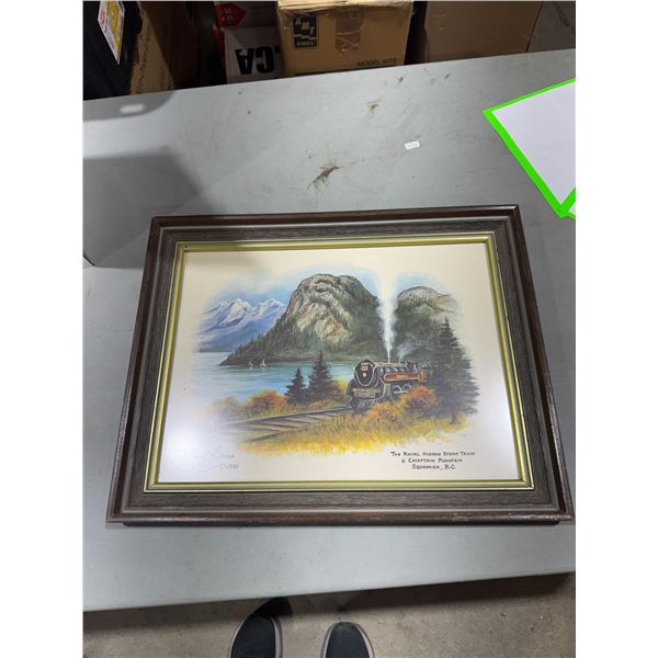 The Royal Hudson steam train Squamish BC