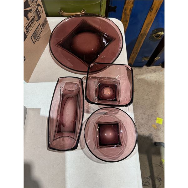 Hazel Atlas amethyst glass