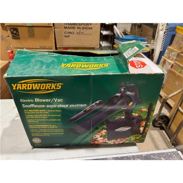 Yardwork Electric blower vac