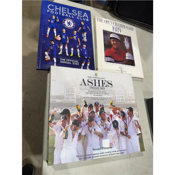 The official MCC ashes, treasures, and other sports books