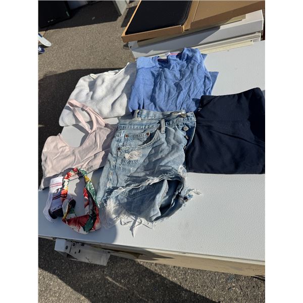 Assorted girls clothing