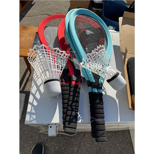 Rackets with large birdies