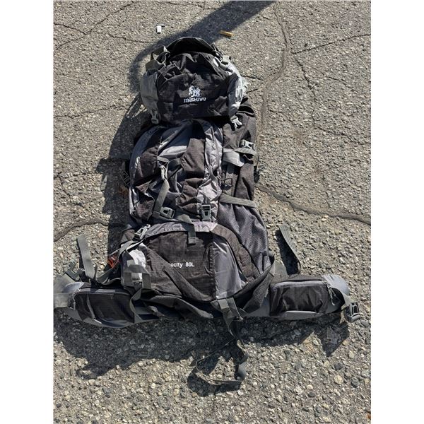 Jinshiwa 80 L capacity backpack
