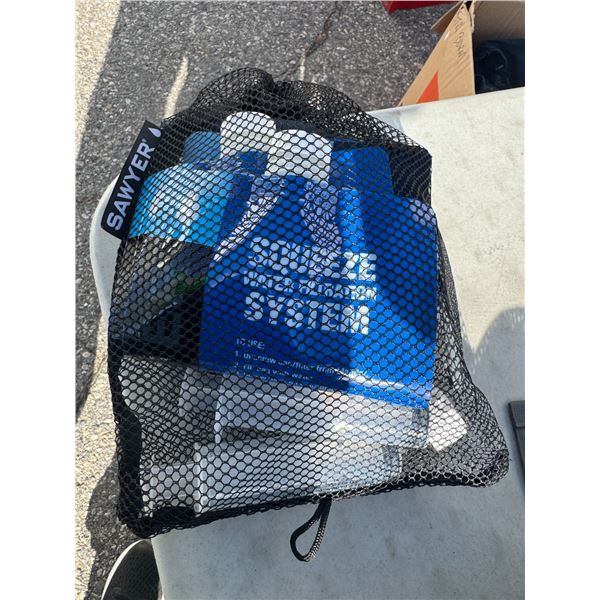 SAWYER squeeze water filtration system