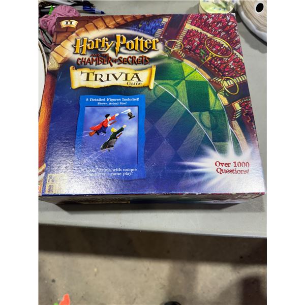 Harry Potter, and the chamber of secrets trivia game