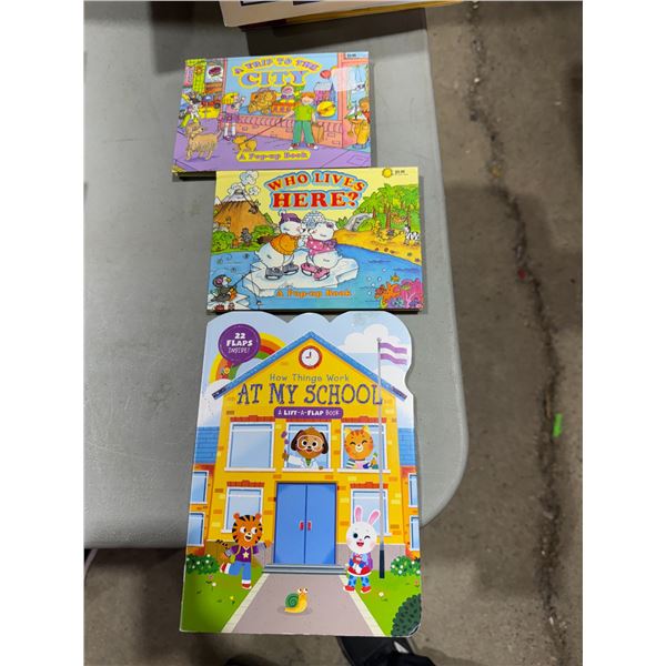 Pop-up and lift a flap books