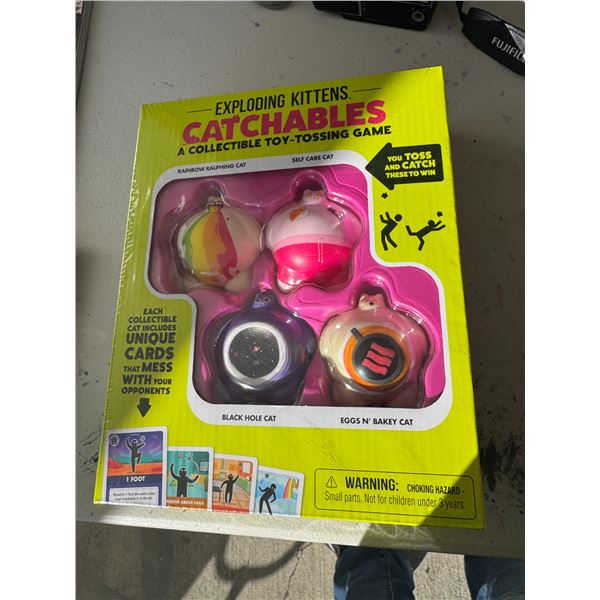 Exploding kitten catchable