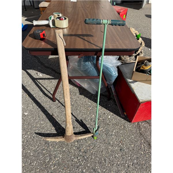 Pickax and weeder