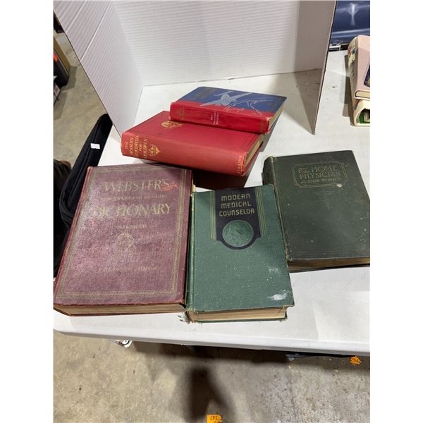 Dictionary medical book and Expedia's