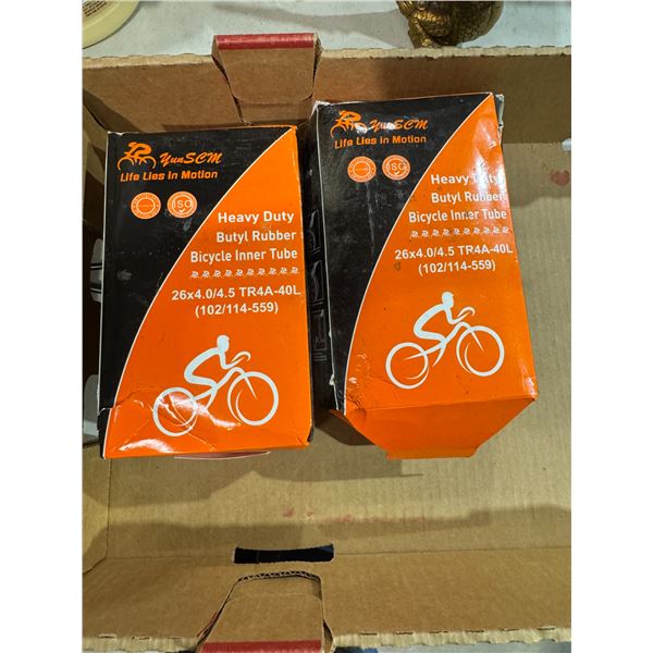 Heavy duty, bicycle inner tubes